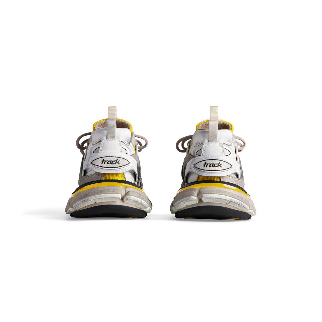 MEN'S TRACK SNEAKER IN YELLOW/WHITE/BEIGE/GREY/BLACK