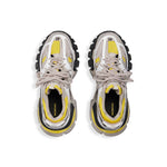 MEN'S TRACK SNEAKER IN YELLOW/WHITE/BEIGE/GREY/BLACK