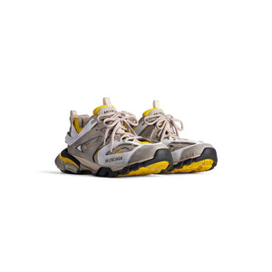 MEN'S TRACK SNEAKER IN YELLOW/WHITE/BEIGE/GREY/BLACK