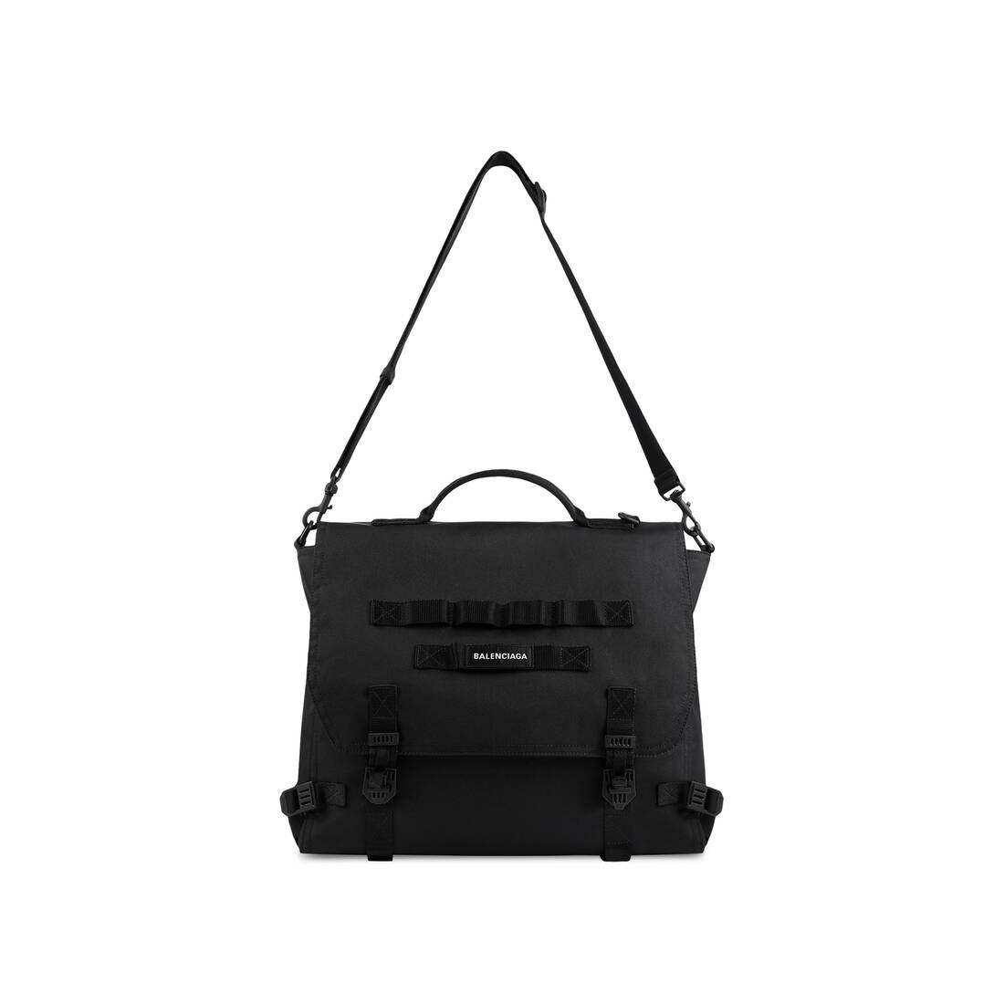 MEN'S ARMY LARGE MESSENGER BAG IN BLACK