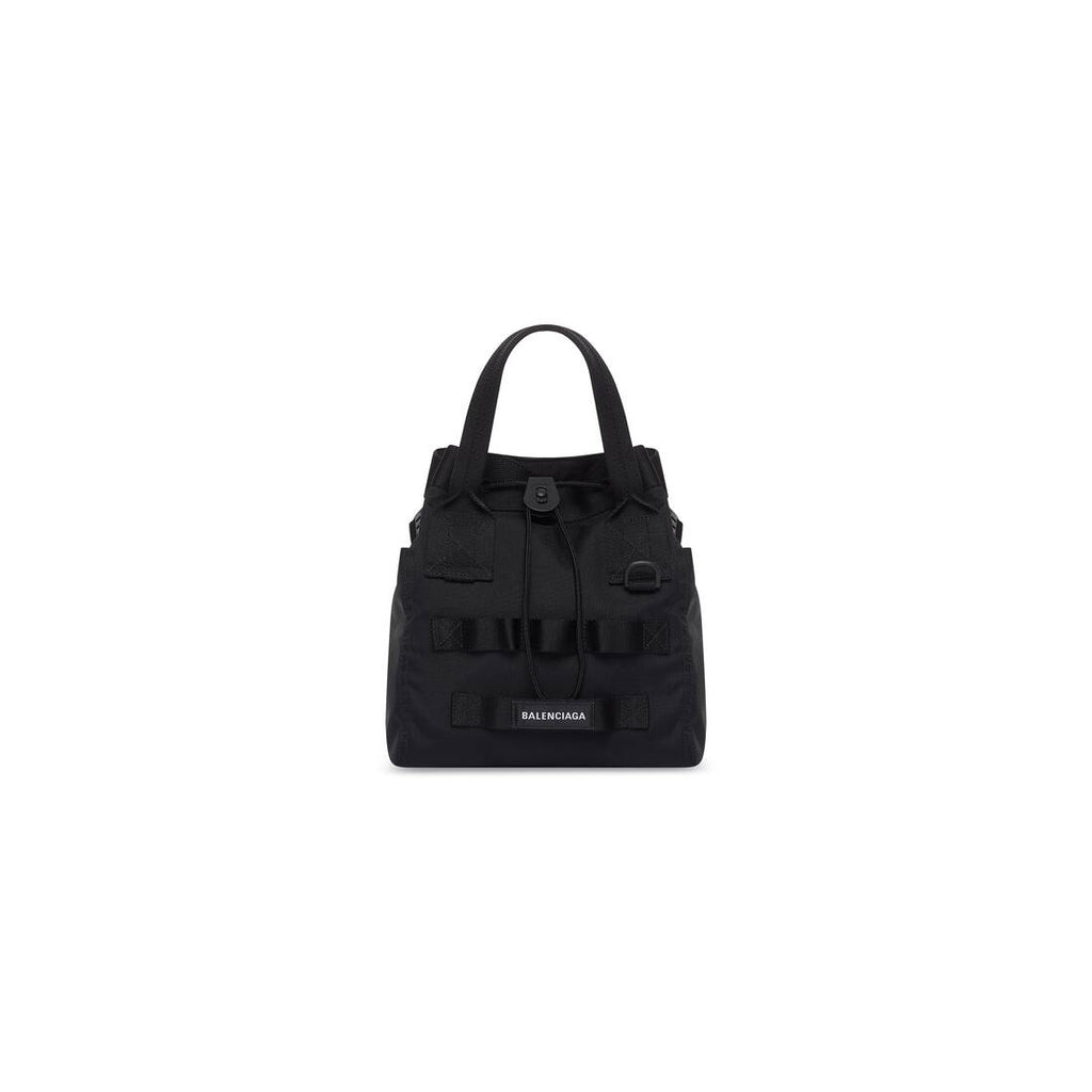 MEN'S ARMY SMALL TOTE BAG IN BLACK