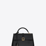 LE FERMOIR SMALL TOP HANDLE BAG IN SHINY LEATHER