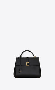 LE FERMOIR SMALL TOP HANDLE BAG IN SHINY LEATHER