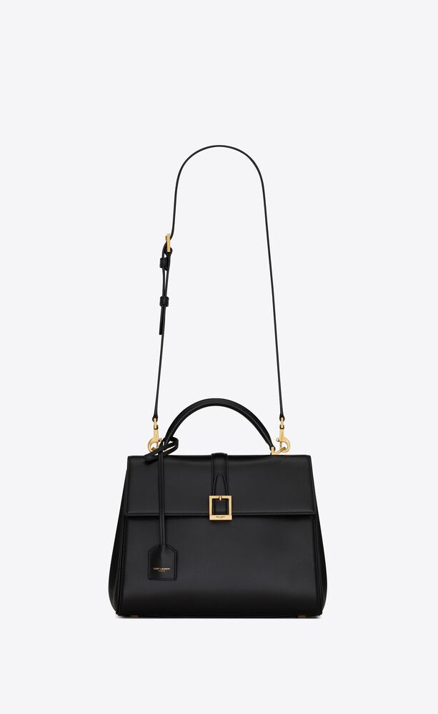 LE FERMOIR SMALL TOP HANDLE BAG IN SHINY LEATHER