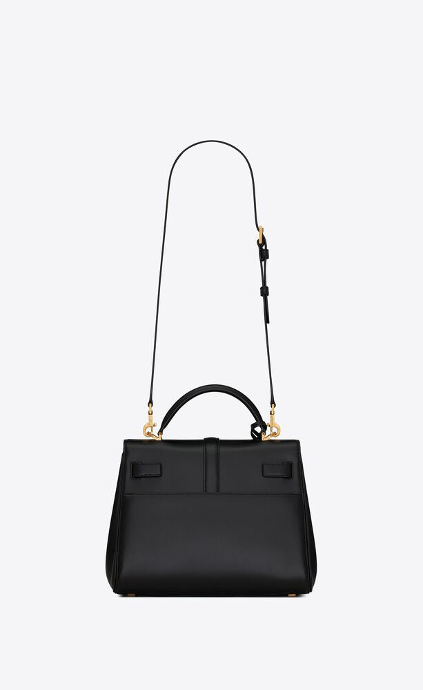 LE FERMOIR SMALL TOP HANDLE BAG IN SHINY LEATHER