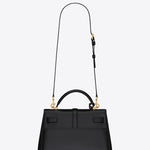 LE FERMOIR SMALL TOP HANDLE BAG IN SHINY LEATHER