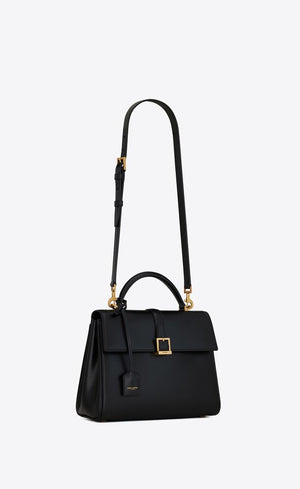 LE FERMOIR SMALL TOP HANDLE BAG IN SHINY LEATHER