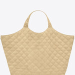 ICARE MAXI SHOPPING BAG IN QUILTED NUBUCK SUEDE