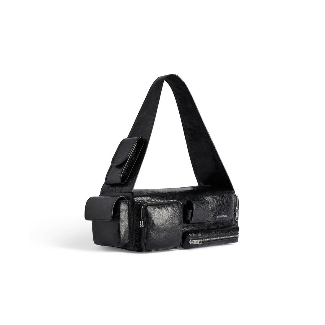 MEN'S SUPERBUSY SMALL SLING BAG IN BLACK