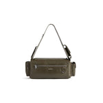 MEN'S SUPERBUSY SMALL SLING BAG IN DARK GREEN