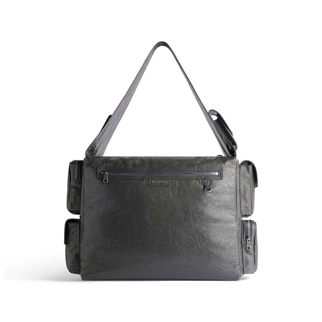 MEN'S SUPERBUSY LARGE SLING BAG IN DARK GREY