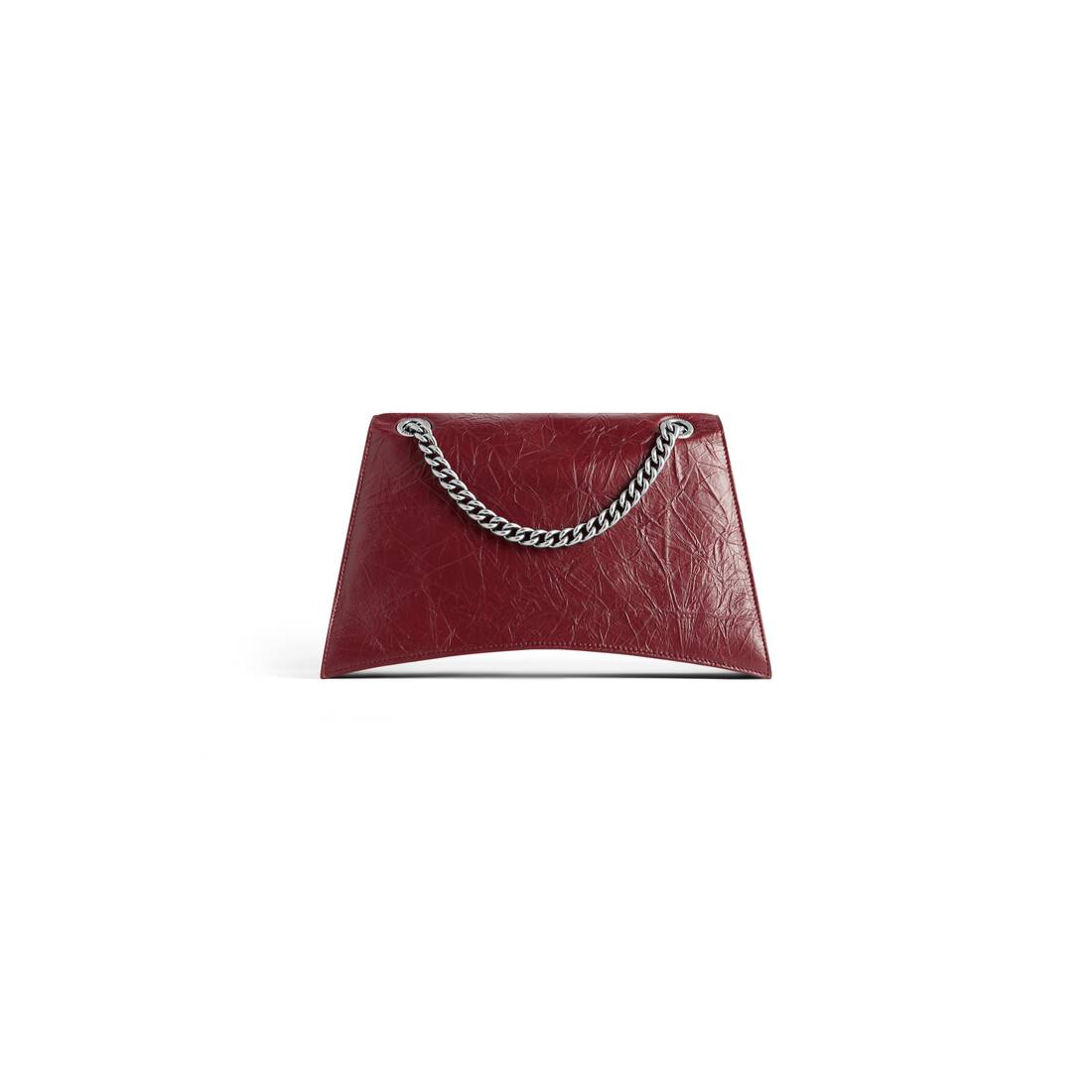 WOMEN'S CRUSH MEDIUM CHAIN BAG IN DARK RED