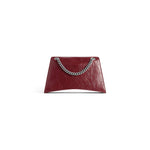 WOMEN'S CRUSH MEDIUM CHAIN BAG IN DARK RED