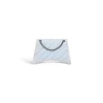 WOMEN'S CRUSH MEDIUM CHAIN BAG QUILTED DENIM IN LIGHT BLUE