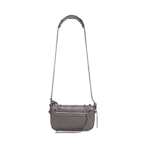 MEN'S LE CAGOLE MEN XS FLAP BAG IN DARK GREY