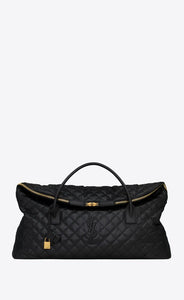 ES GIANT TRAVEL BAG IN QUILTED LEATHER