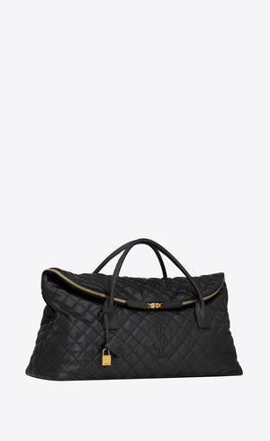 ES GIANT TRAVEL BAG IN QUILTED LEATHER