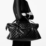 ES GIANT TRAVEL BAG IN QUILTED LEATHER