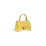 WOMEN'S HOURGLASS METAL XS HANDBAG IN GOLD