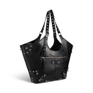 WOMEN'S LE CAGOLE LARGE CARRY ALL BAG IN BLACK