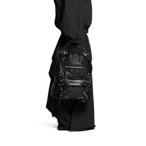 MEN'S LE CAGOLE MEN BACKPACK IN BLACK