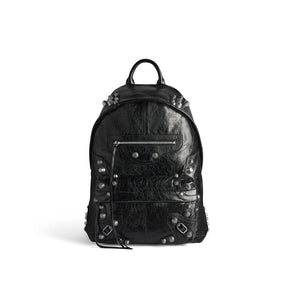 MEN'S LE CAGOLE MEN BACKPACK IN BLACK