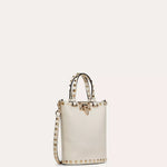 ROCKSTUD CROSSBODY POUCH IN GRAINY CALFSKIN