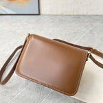 CELINE Shiny Calfskin Medium Triomphe Bronze