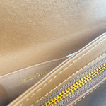 CELINE Shiny Calfskin Medium Triomphe Bronze