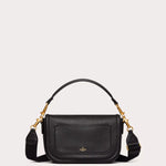 VALENTINO GARAVANI ALLTIME GRAINY CALFSKIN SHOULDER BAG