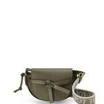 Mini Gate Dual bag in soft calfskin and jacquard