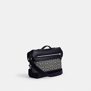 LEAGUE BIKE BAG IN SIGNATURE JACQUARD