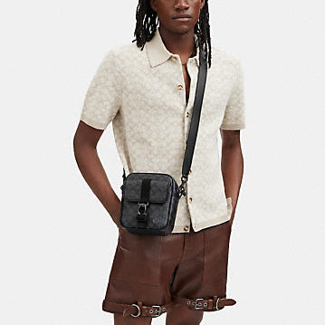 BECK CROSSBODY IN SIGNATURE CANVAS