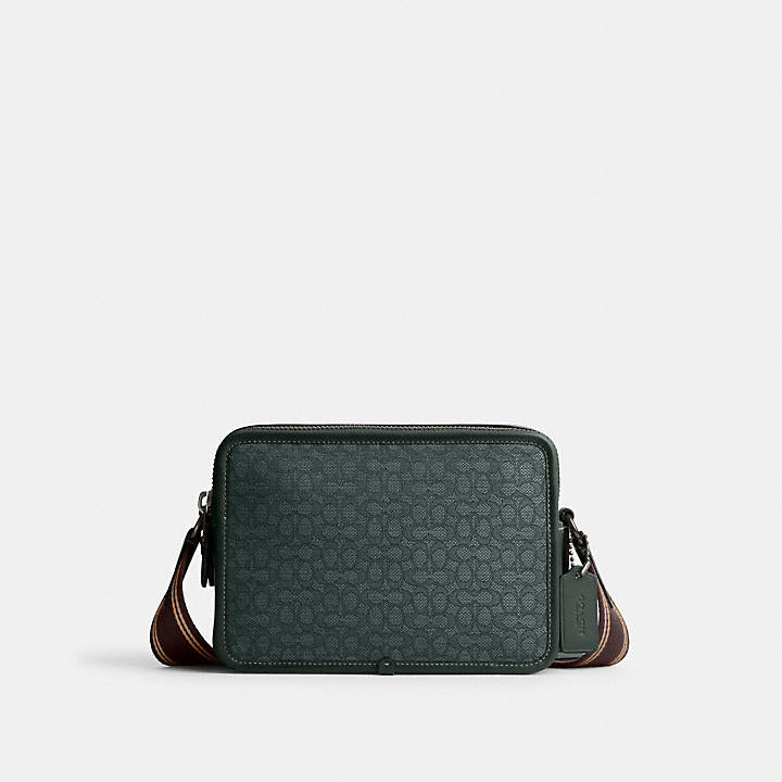 CHARTER CROSSBODY 24 IN MICRO SIGNATURE JACQUARD