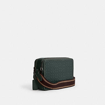 CHARTER CROSSBODY 24 IN MICRO SIGNATURE JACQUARD