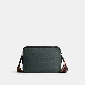 CHARTER CROSSBODY 24 IN MICRO SIGNATURE JACQUARD