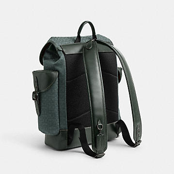 HITCH BACKPACK IN MICRO SIGNATURE JACQUARD