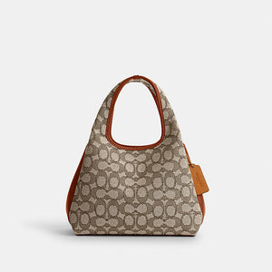 LANA SHOULDER BAG 23 IN SIGNATURE JACQUARD