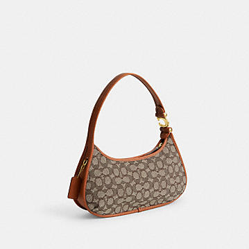 EVE SHOULDER BAG IN SIGNATURE TEXTILE JACQUARD