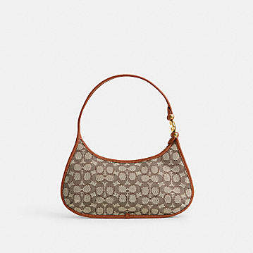 EVE SHOULDER BAG IN SIGNATURE TEXTILE JACQUARD