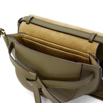 Mini Gate Dual bag in soft calfskin and jacquard