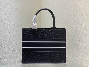 Dior Book Tote bag black leather