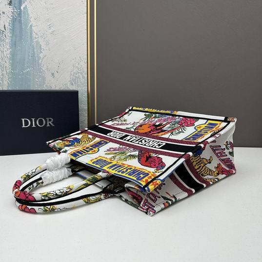 Christian Dior | Flower Patterns Casual Style Canvas 2WAY Office Style