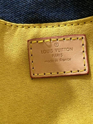 LOUIS VUITTON Mini Pretty Shoulder Bag M95050 Monogram denim Blue Women