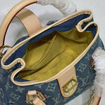 LOUIS VUITTON Mini Pretty Shoulder Bag M95050 Monogram denim Blue Women