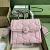 GUCCI - GG MATELASSÉ PINK HANDBAG