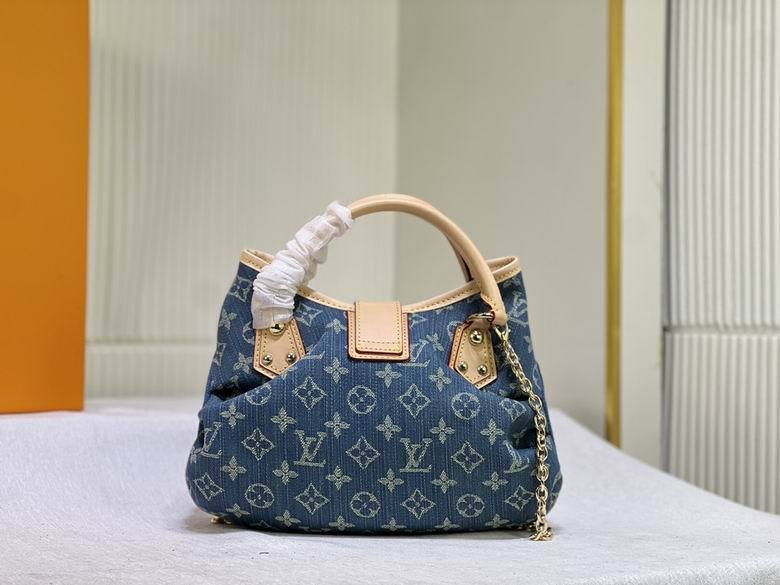 LOUIS VUITTON Mini Pretty Shoulder Bag M95050 Monogram denim Blue Women