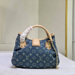 LOUIS VUITTON Mini Pretty Shoulder Bag M95050 Monogram denim Blue Women