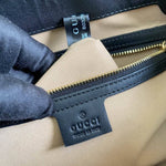 GUCCI - PADLOCK SMALL GG SHOULDER BAG - BLACK