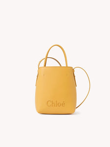 chloé sense micro tote bag